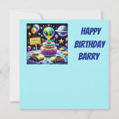 BRYANT ～誕生日カード～エイリアンお誕生日ケーキ～ (裏面)