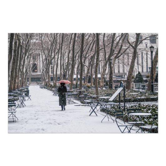 Bryant Park Snow ポスター (正面)
