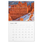 Bryce Canyon カレンダー (1月 2027)