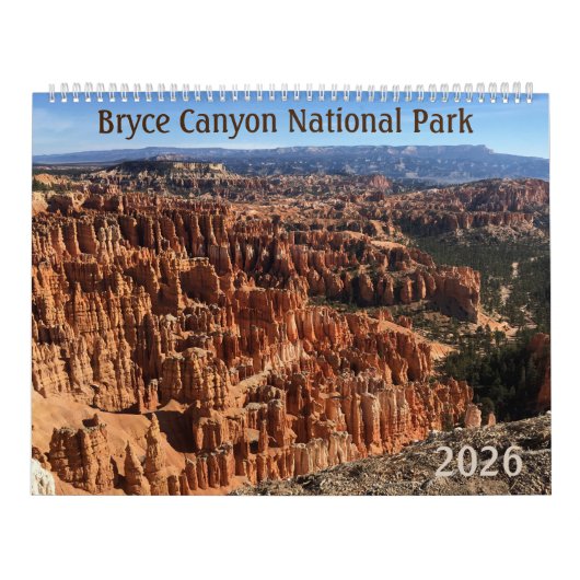 Bryce Canyon 2026 Photographic 12-Month Calendar カレンダー (カバー)