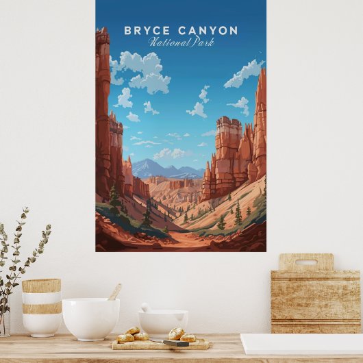Bryce Canyon I ポスター (キッチン)