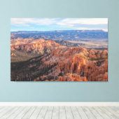 Bryce Canyon National Park Landscape キャンバスプリント (インサイチュ (ウッドフロア))