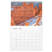 Bryce Canyon National Park Landscapes カレンダー (2月 2027)