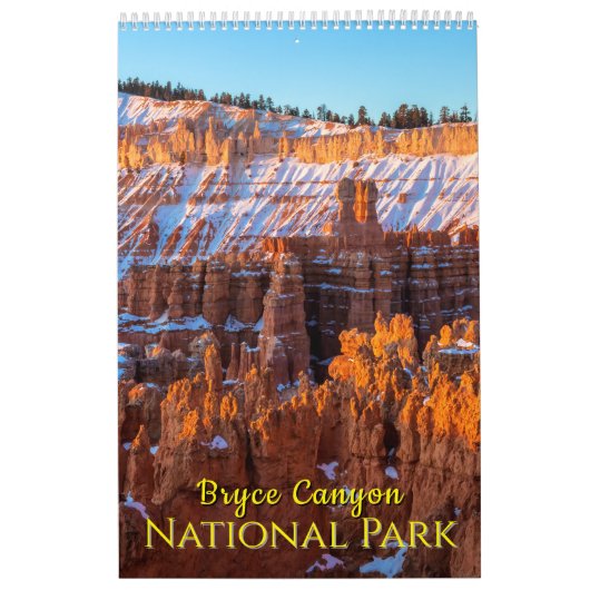 Bryce Canyon National Park Landscapes カレンダー (カバー)