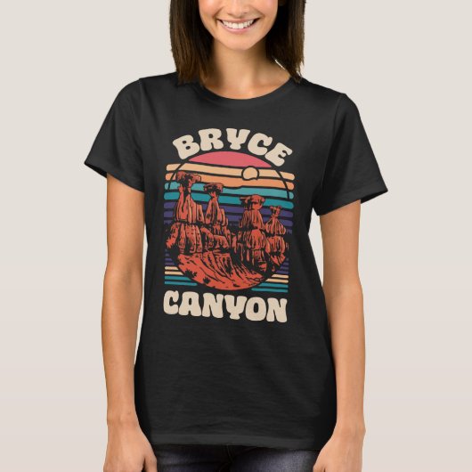 Bryce Canyon National Park Souvenir Outdoors Hikin Tシャツ (正面)