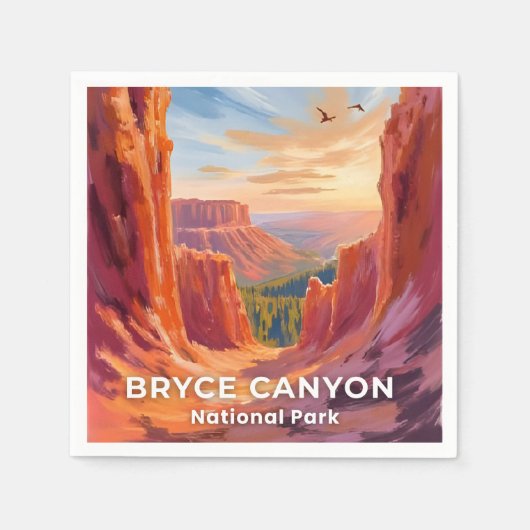 Bryce Canyon National Park | Utah Travel スタンダードカクテルナプキン (正面)