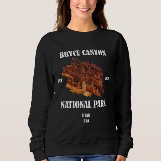 Bryce Canyon National Park Utah USA スウェットシャツ (正面)