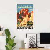Bryce Canyon National Park Vintage Poster ポスター (ホームオフィス)
