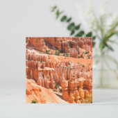 Bryce Canyon Park Utah Landscape Hoodoos Photo カード (スタンド正面)