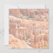 Bryce Canyon Park Utah Landscape Hoodoos Photo カード (裏面)