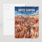 Bryce Canyon Utah ポストカード (正面/裏面)