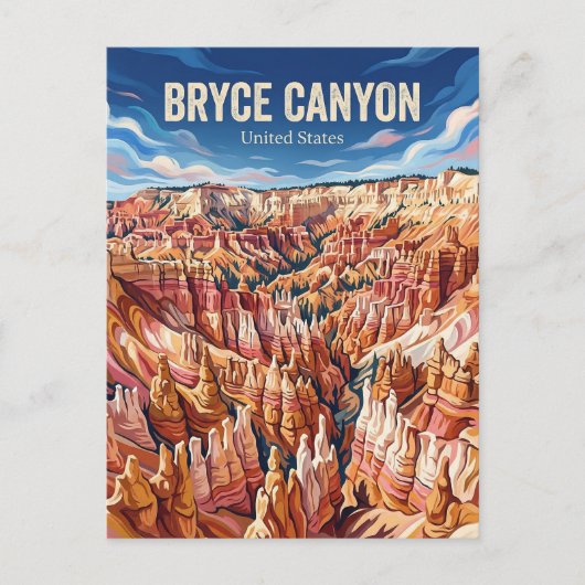 Bryce Canyon Utah ポストカード (正面)