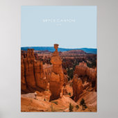 Bryce Canyon, Utah Travel Artwork ポスター (正面)