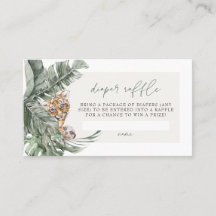 BRYNかわいいジャングルサファリベイビーシャワーおむつラッフル