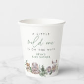 BRYNかわいいジャングルサファリベビーアニマルベビーシャワー 紙コップ (正面)