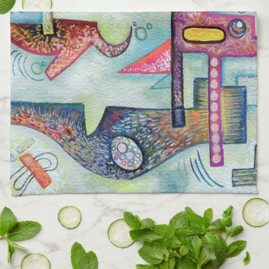 Bryn MawrのIl Stronzo キッチンタオル (折り畳み)