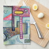 Bryn MawrのIl Stronzo キッチンタオル (四つ折り)