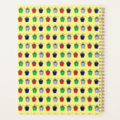 Bryn Mawr カラフルなランタン（黄色） プランナー手帳 (裏面)