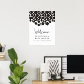 BRYNDLE牛モダンプリントベビーシャワーウェルカム ポスター (ホームオフィス)