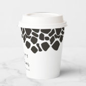 BRYNDLE牛モダンプリントベビーシャワー 紙コップ (左)