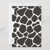 BRYNDLE農園モダン動物の牛のプリント赤ちゃんシャワーI 招待状 (裏面)