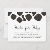 BRYNDLE ファーム アニマル 牛柄 赤ちゃんの本 カード (正面)