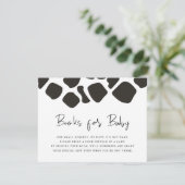 BRYNDLE ファーム アニマル 牛柄 赤ちゃんの本 カード (スタンド正面)