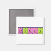 Bryony期別テーブル名磁石 マグネット (正面/裏面)