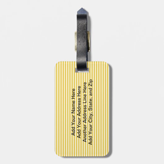 BSのロット ラゲッジタグ (裏面縦)