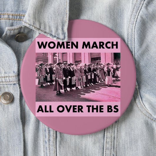 BSの巨大な6インチボタンをくまなく女性3月 缶バッジ (インサイチュ)