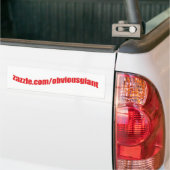 bS バンパーステッカー (トラック上)