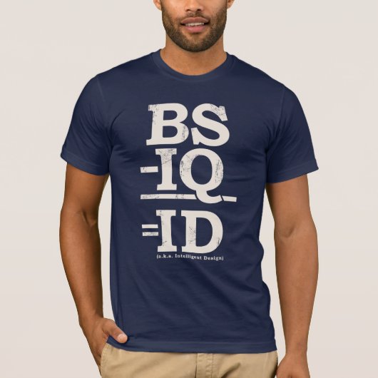 BS - I.Q. = ID Tシャツ (正面)