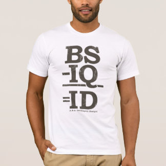 BS - I.Q. = ID Tシャツ
