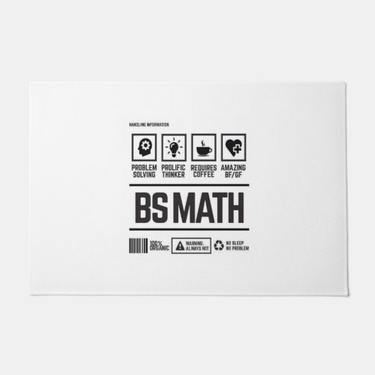 bs math ドアマット (正面)