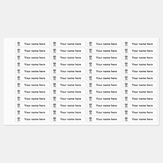 BSA 176ランドリーラベル ラベル (シート)