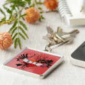 BSF姉妹最高の友永遠のグランジハート キーホルダー (側面)