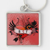 BSF姉妹最高の友永遠のグランジハート キーホルダー (正面)