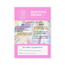 Bsf Microblading AfterCare Crystal Holographic Bu