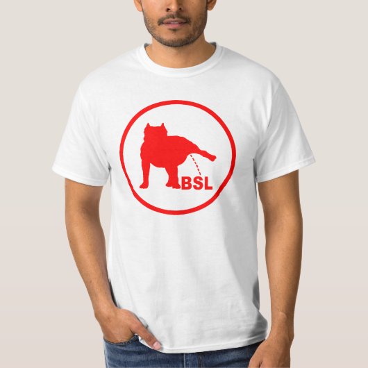 BSLのピットブル Tシャツ (正面)