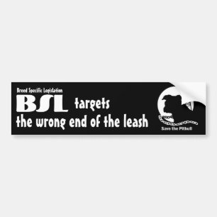 BSLの品種特定の立法、保存のピットブル犬 バンパーステッカー