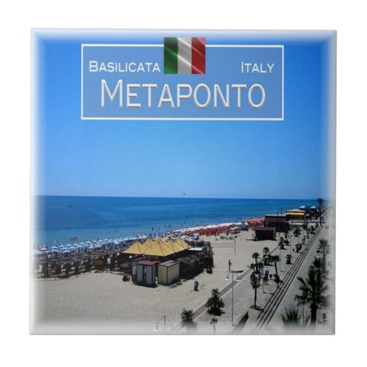 BSL002 METAPONTO, Basilicata，イタリア， タイル (正面)