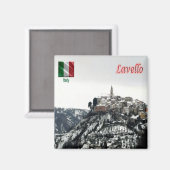 BSL014 LAVELLO Old Town, Basilicata,冷蔵庫 マグネット (正面/裏面)