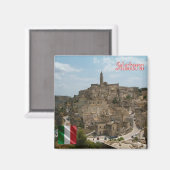 BSL016 MATERA - The Sassi of Matera -冷蔵庫 マグネット (正面/裏面)