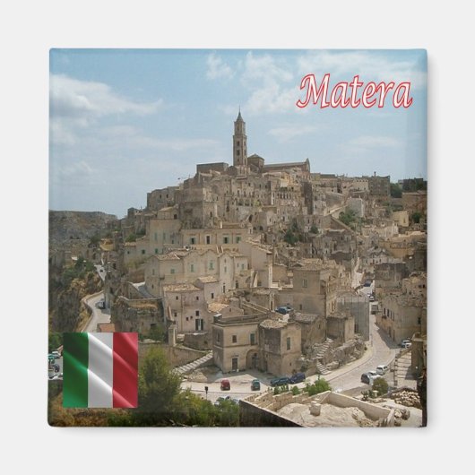 BSL016 MATERA - The Sassi of Matera -冷蔵庫 マグネット (正面)