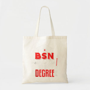 BSNおもしろいナース卒業ギフトBSN度看護 トートバッグ