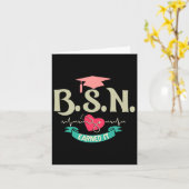 BsnはItナース度上級看護学卒業生を取得 カード (黄色い花)