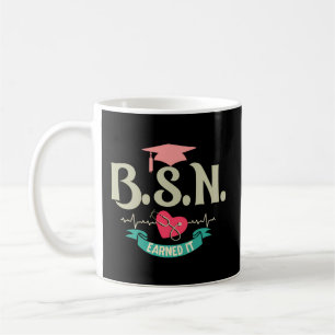 BsnはItナース度上級看護学卒業生を取得 コーヒーマグカップ