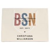 BSNカスタム看護学士号 ラージペーパーバッグ (正面)