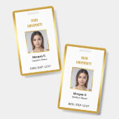 BSNナースカスタムフォト名 バッジ (表裏)