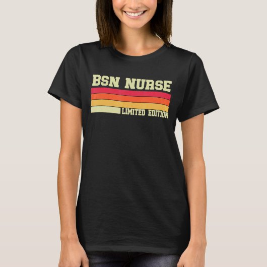 BSNナースライフ学士号ヴィンテージ Tシャツ (正面)